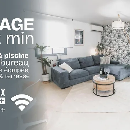 شقة T3- Un Oasis Renove Et Climatise Au Centre De Lgm لا غراند موت
